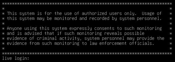 Console Login